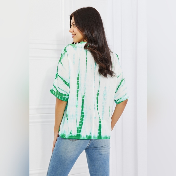 Sew In Love Beachy Keen Full Size Tie-Dye Top - Picture 10 of 12